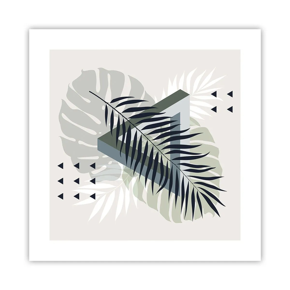 Plakát - Příroda a geometrie – dva řády? - 40x40 cm