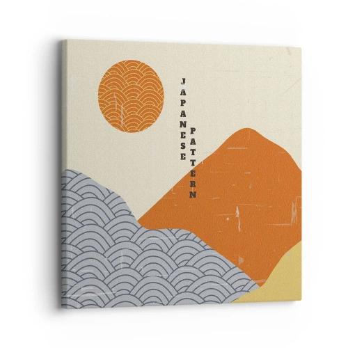 Obraz na plátně - V japonském duchu - 30x30 cm