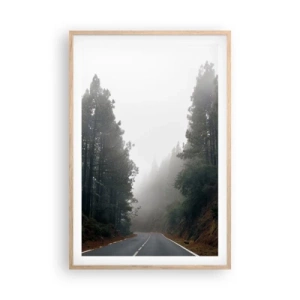 Plakát v rámu světlý dub - Příběh kouzelného lesa - 61x91 cm