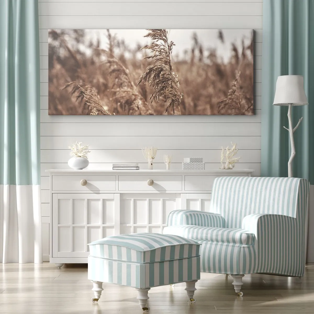 Obraz na plátně - Na polích už je podzim - 100x40 cm
