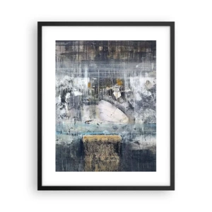 Plakát v černém rámu - Jako na ledě, tak i na hroudě - 40x50 cm