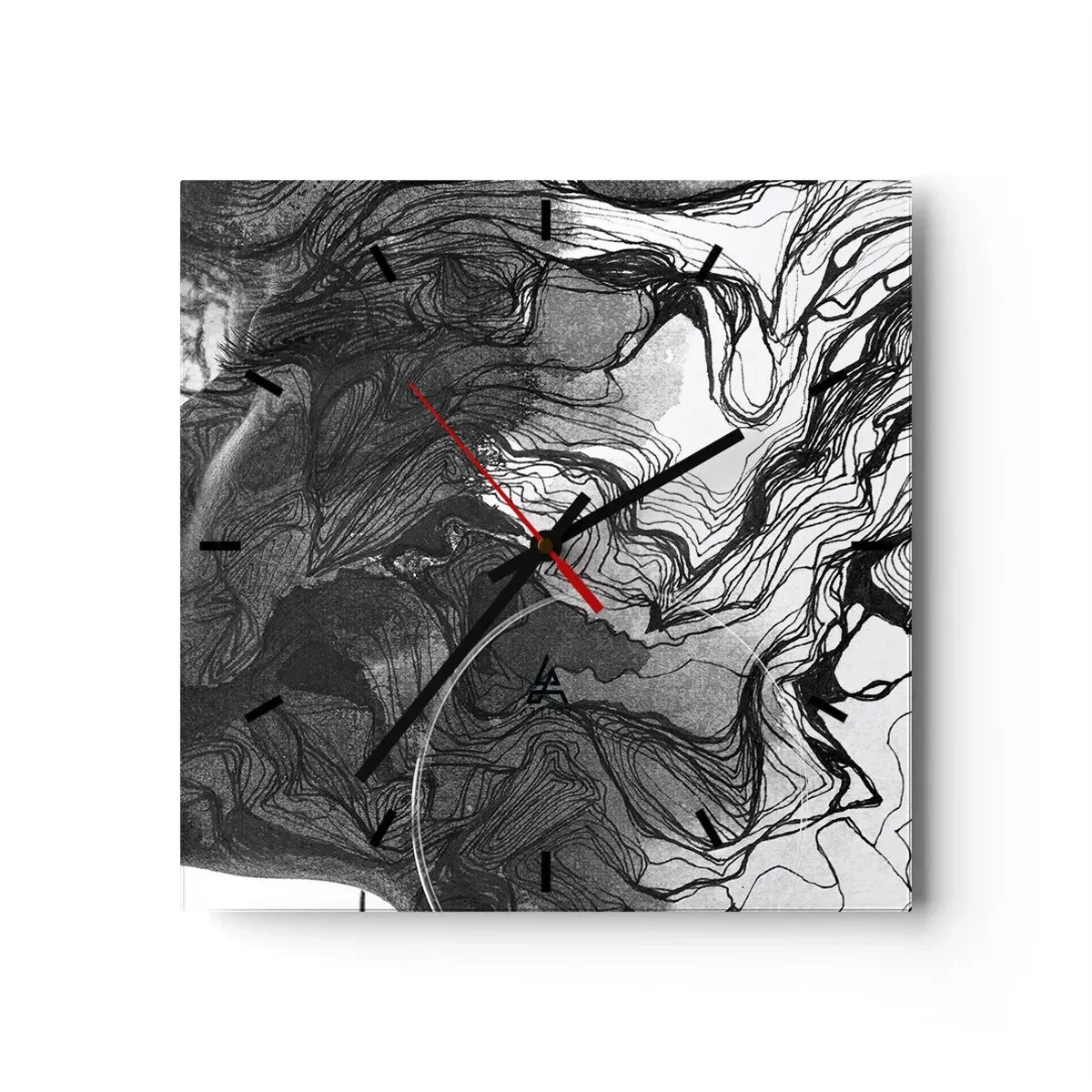 Nástěnné hodiny - Zapletená ve snech - 40x40 cm
