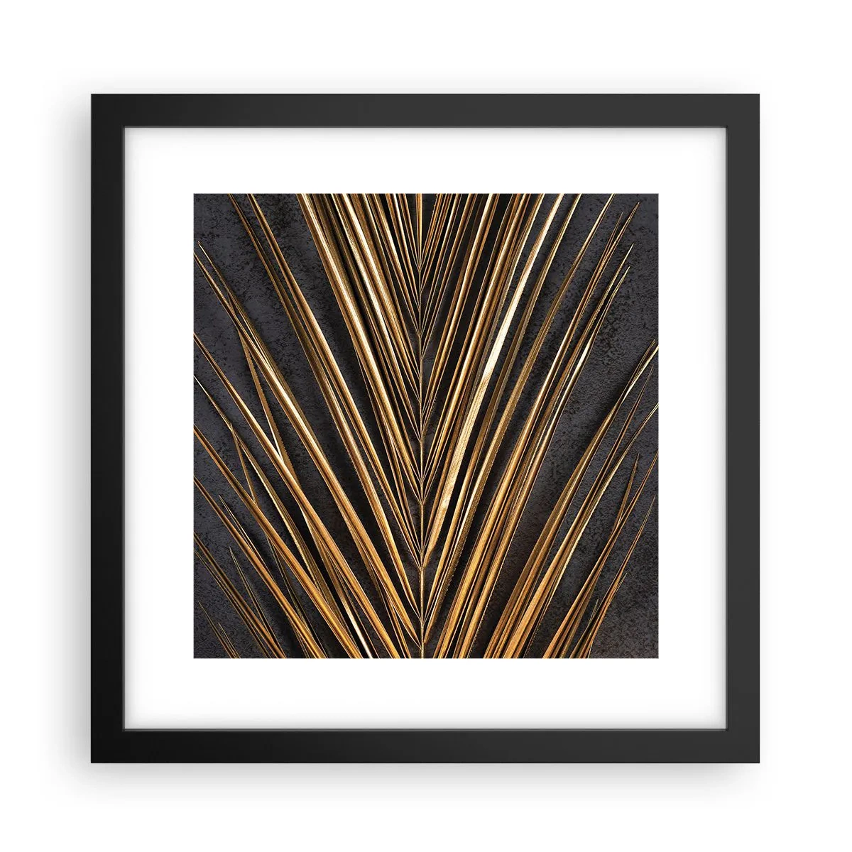 Plakát v černém rámu - Zlato tropů - 30x30 cm