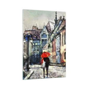 Obraz na skle - Déšť pro dva - 80x120 cm