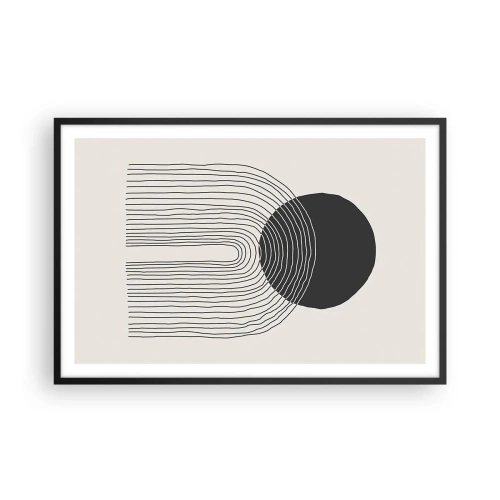 Plakát v černém rámu - Chvění a jistota - 91x61 cm