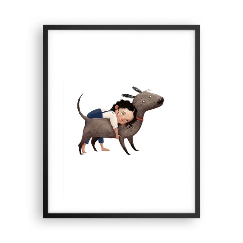 Plakát v černém rámu - Nejlepší přátelé - 40x50 cm