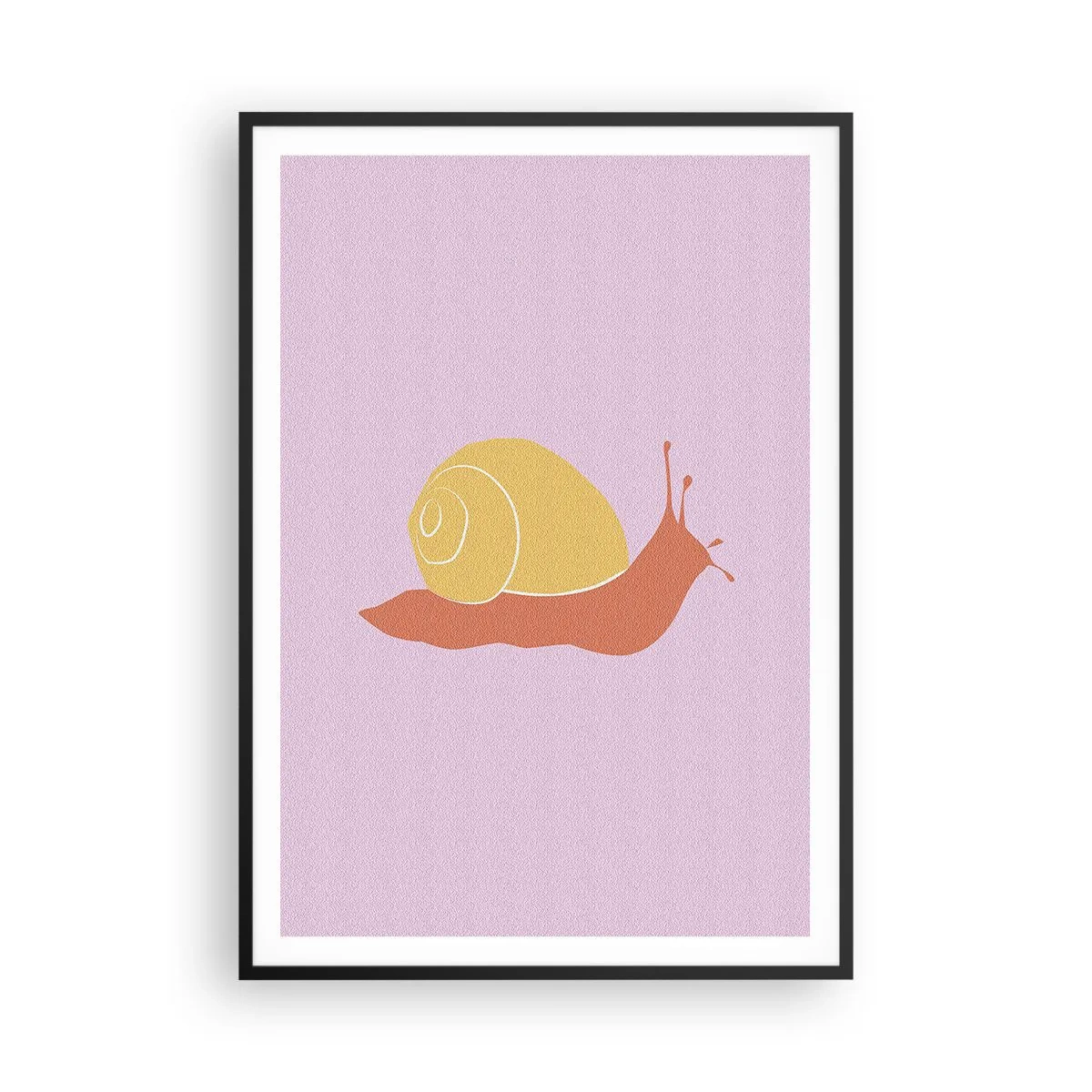 Plakát v černém rámu - Není kam spěchat - 70x100 cm