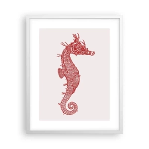 Plakát v bílém rámu - Dokonalá bytost - 40x50 cm