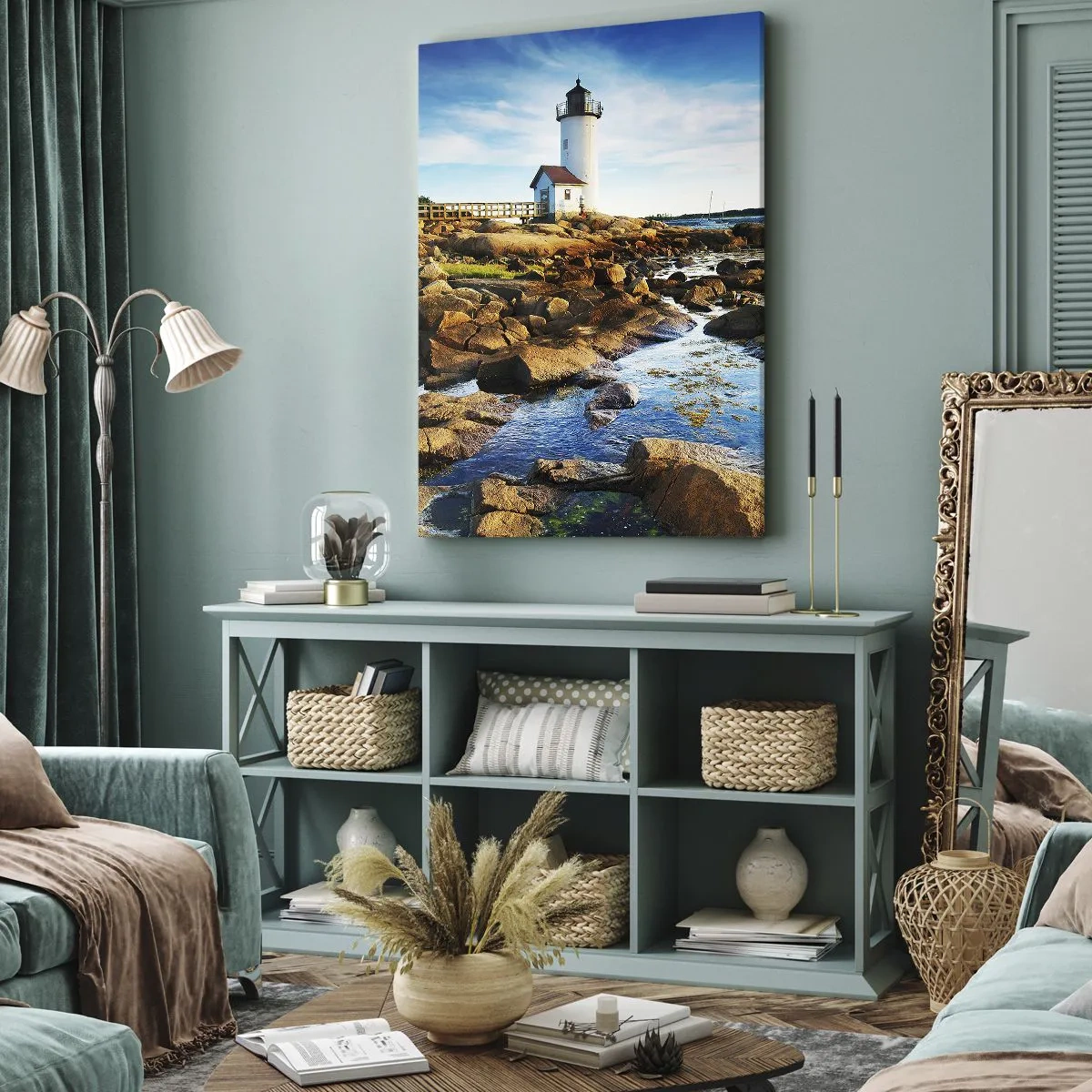 Obraz na plátně - Vraťte se šťastně, čekám - 55x100 cm