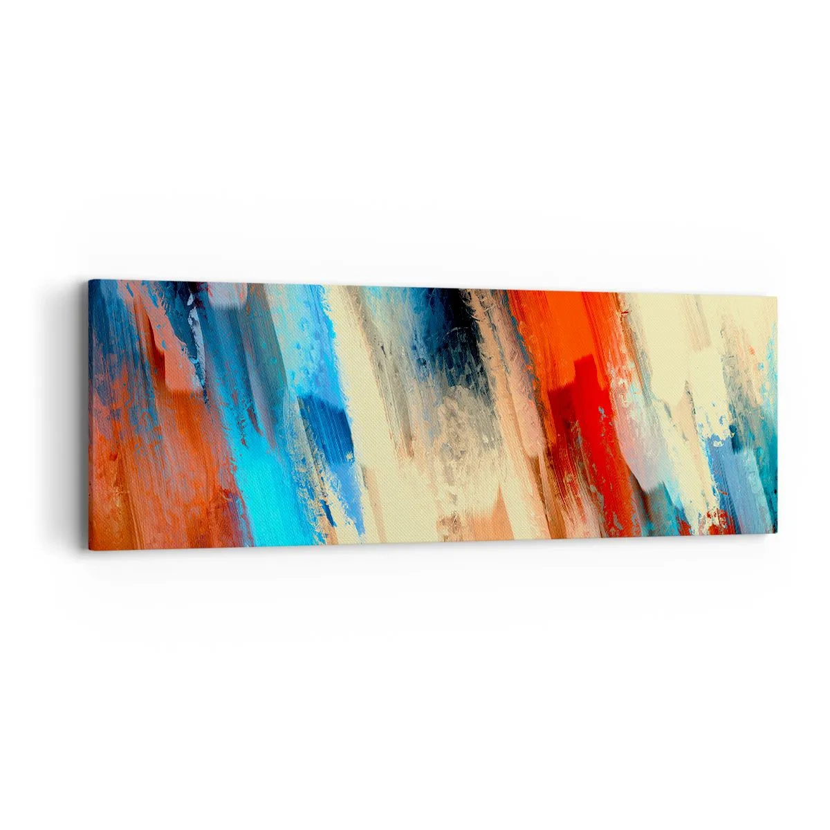 Obraz na plátně - Vodopád barev - 90x30 cm
