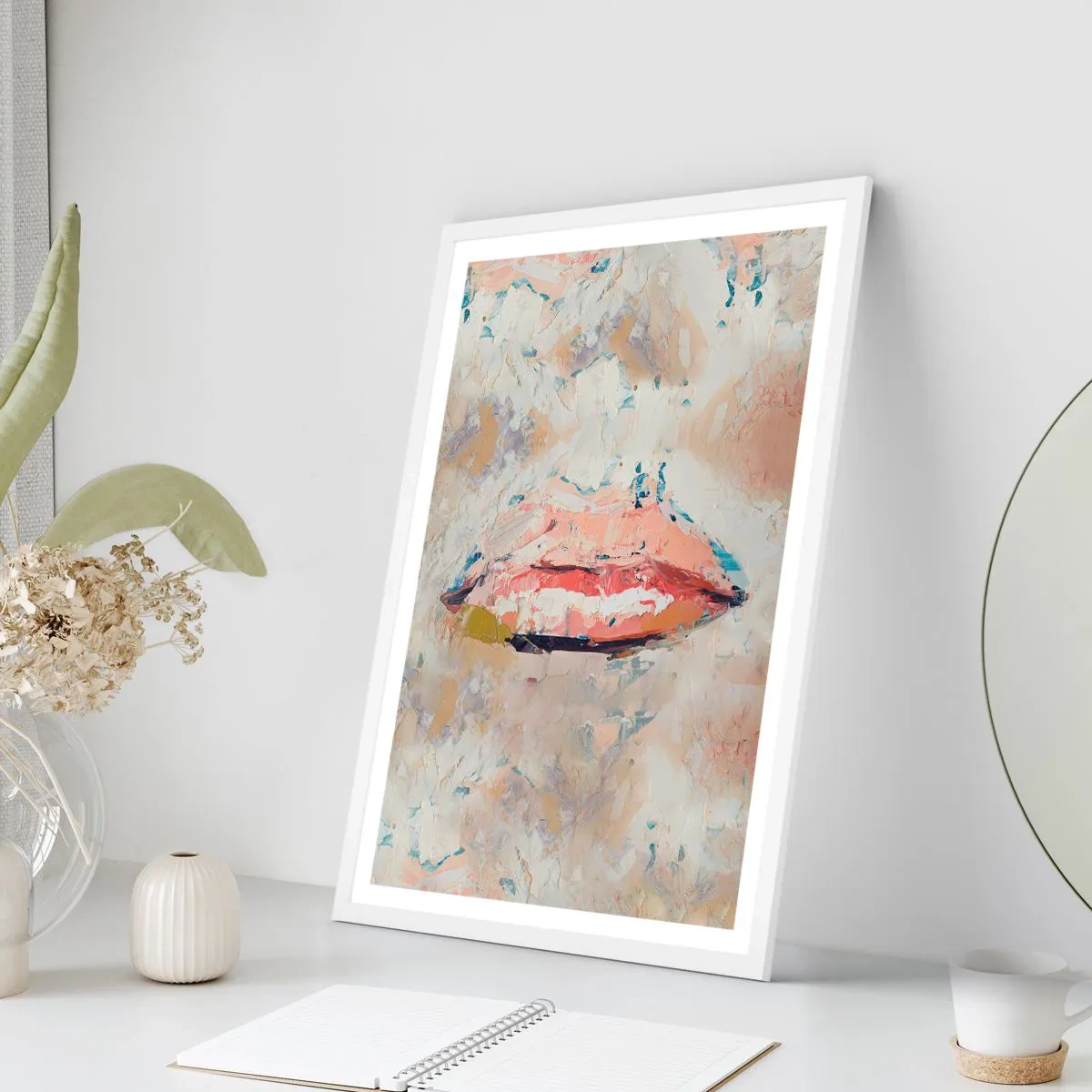 Plakát v bílém rámu - Probouzí smysly - 61x91 cm