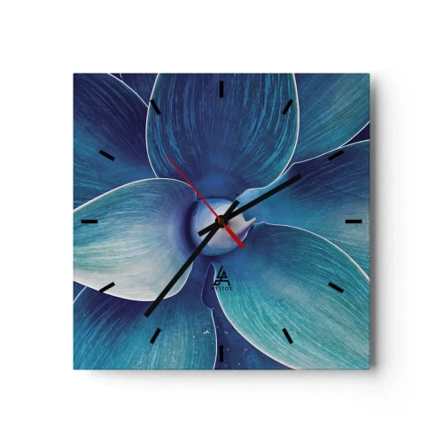 Nástěnné hodiny - Namodralý od nebe - 30x30 cm