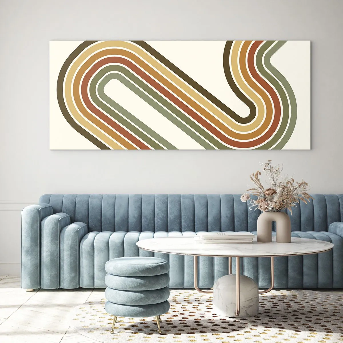 Obraz na skle - Kličkování do cíle - 100x40 cm