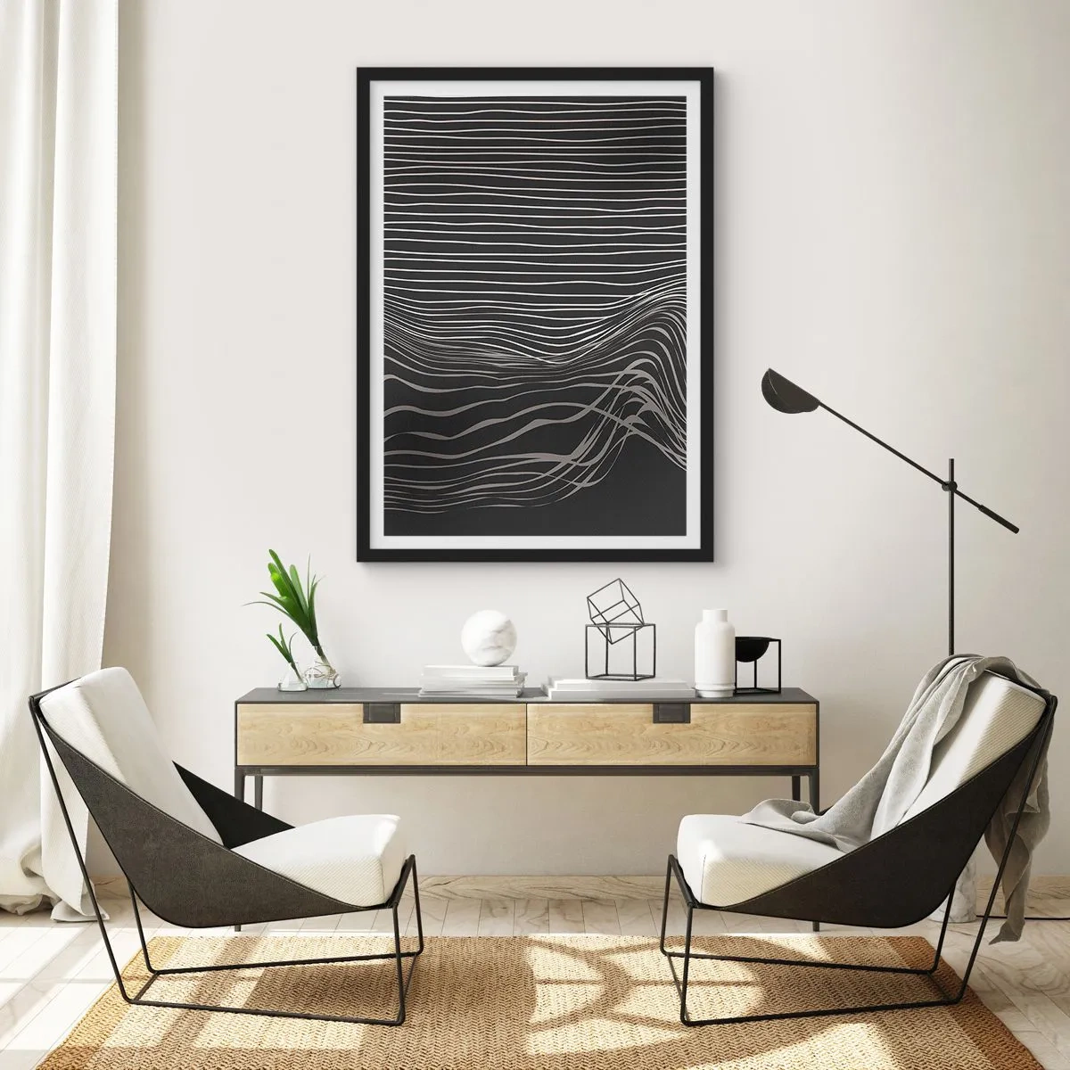 Plakát v černém rámu - Rytmus a přízvuk - 40x50 cm