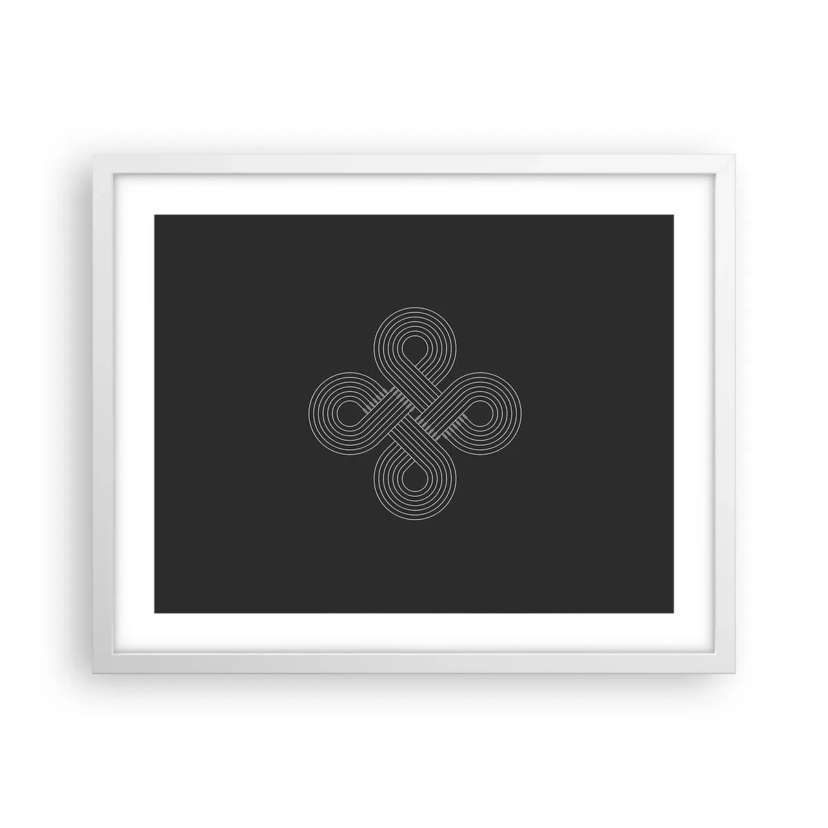 Plakát v bílém rámu - V keltském duchu - 50x40 cm