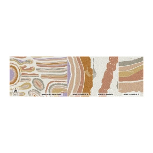 Fototapeta Vzorek Standard Eco - Barevné průřezy - Pastel, Boho, Minimalistický - 100x30 cm