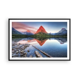 Plakát v černém rámu - Teplo a chlad - 91x61 cm