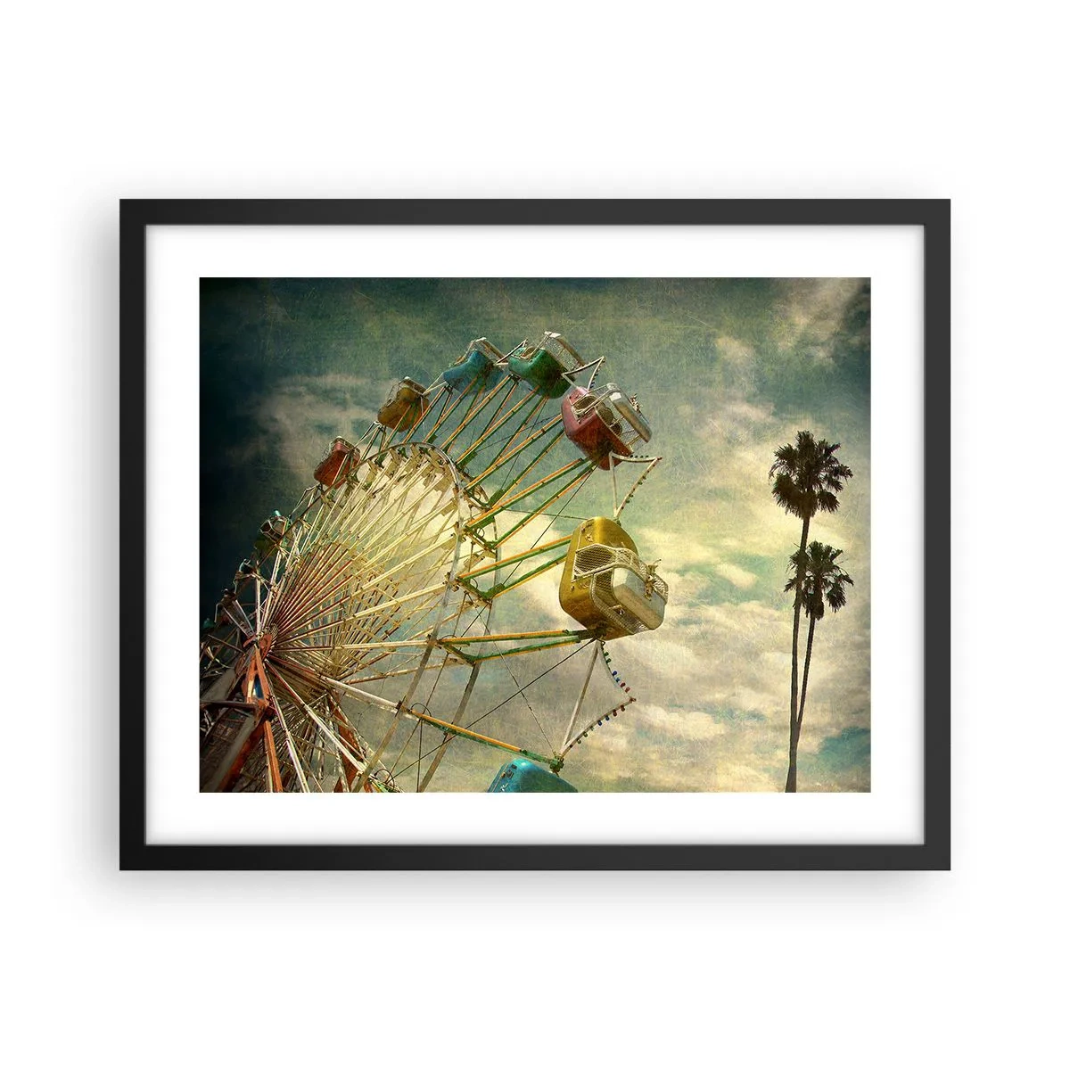 Plakát v černém rámu - Bude, bude zábava… - 50x40 cm