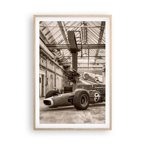 Plakát v rámu světlý dub - Odpočinek vítěze - 61x91 cm