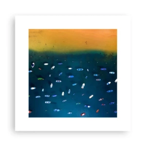 Plakát - Prázdninová hra - 30x30 cm