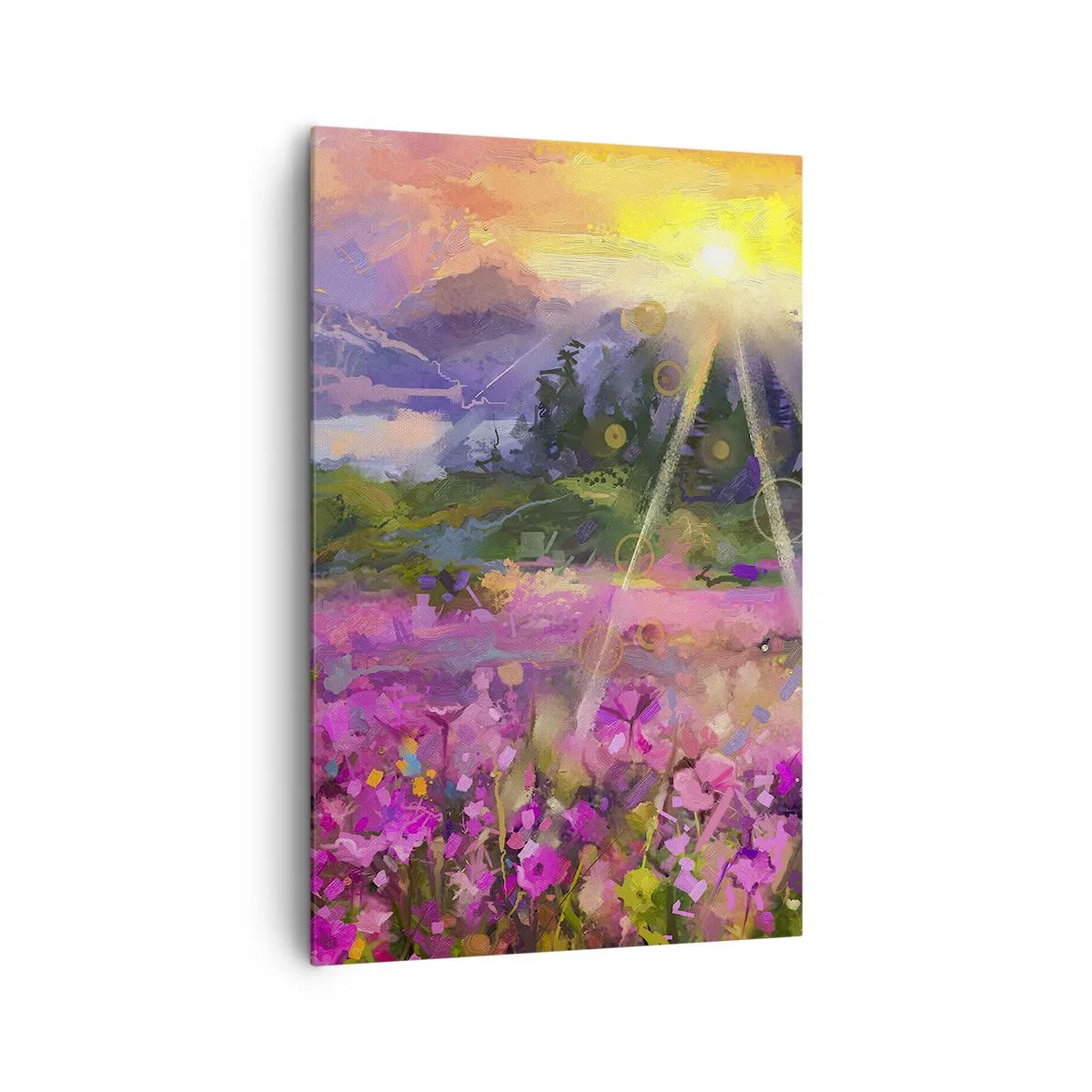 Obraz na plátně - V údolí v péči slunce - 80x120 cm