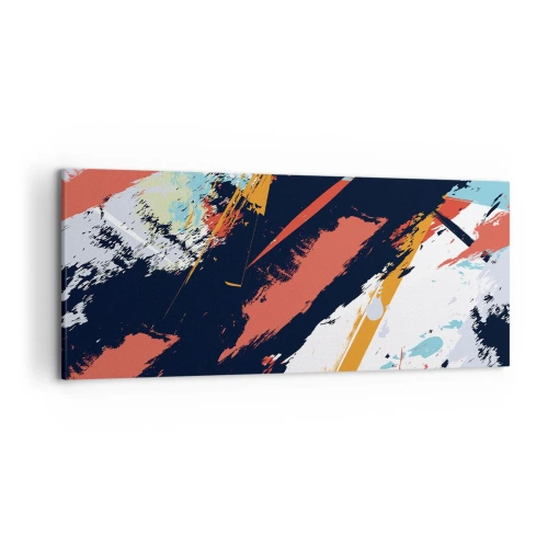 Obraz na plátně - Dynamická kompozice - 120x50 cm