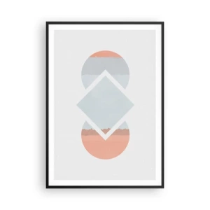 Plakát v černém rámu - Situace je jasná - 70x100 cm