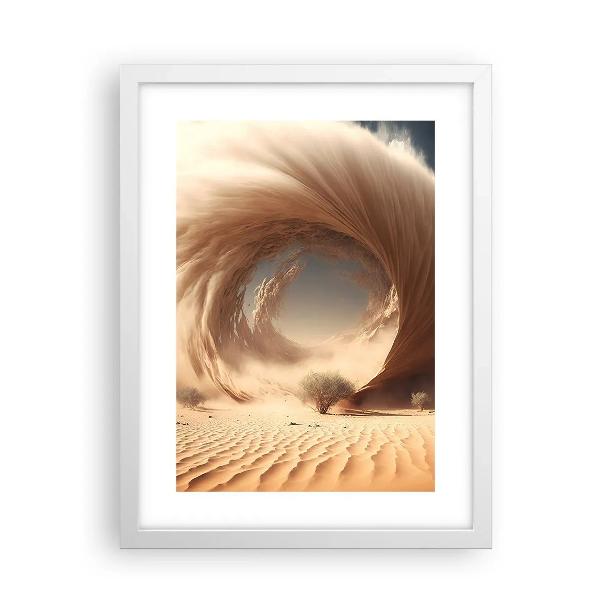 Plakát v bílém rámu - Otevřený portál - 30x40 cm