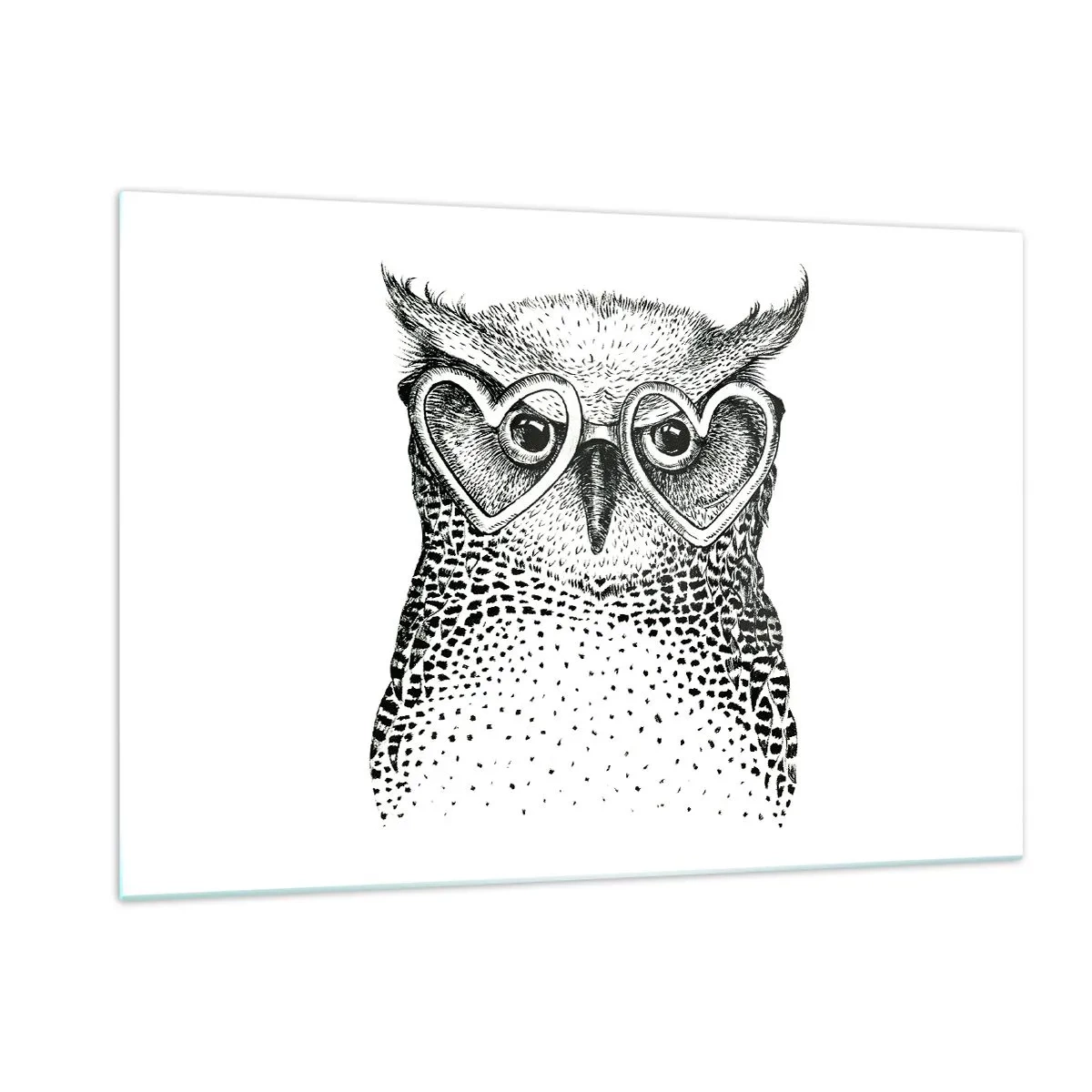 Obraz na skle - Moudře a s láskou - 120x80 cm