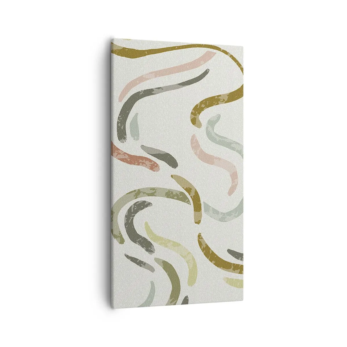 Obraz na plátně - Radostný tanec abstrakce - 55x100 cm