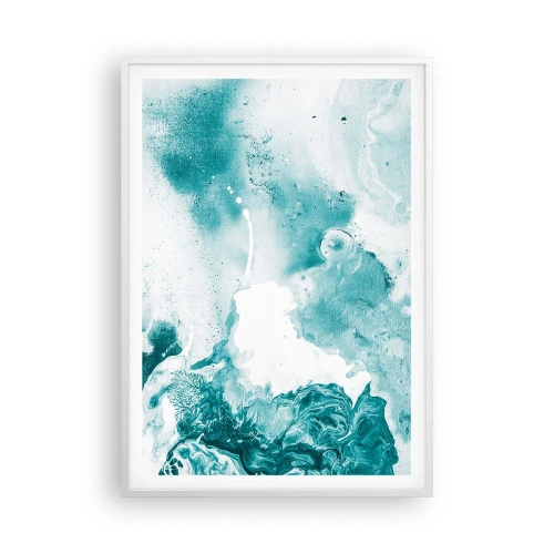 Plakát v bílém rámu - Povodí modré - 70x100 cm