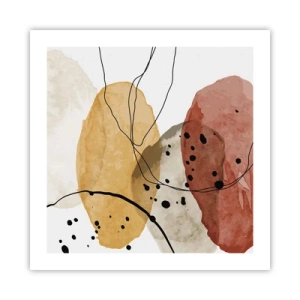 Plakát - Jako lehký, průzračný vzduch - 50x50 cm