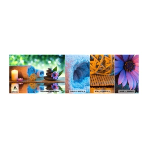 Vzor Fototapety Samolepicí Deluxe Sticker - Čas pro tělo - Lázně, Svíčka, Kultura Japonsko - 100x30 cm