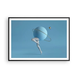 Plakát v černém rámu - Šílenství planet - 100x70 cm