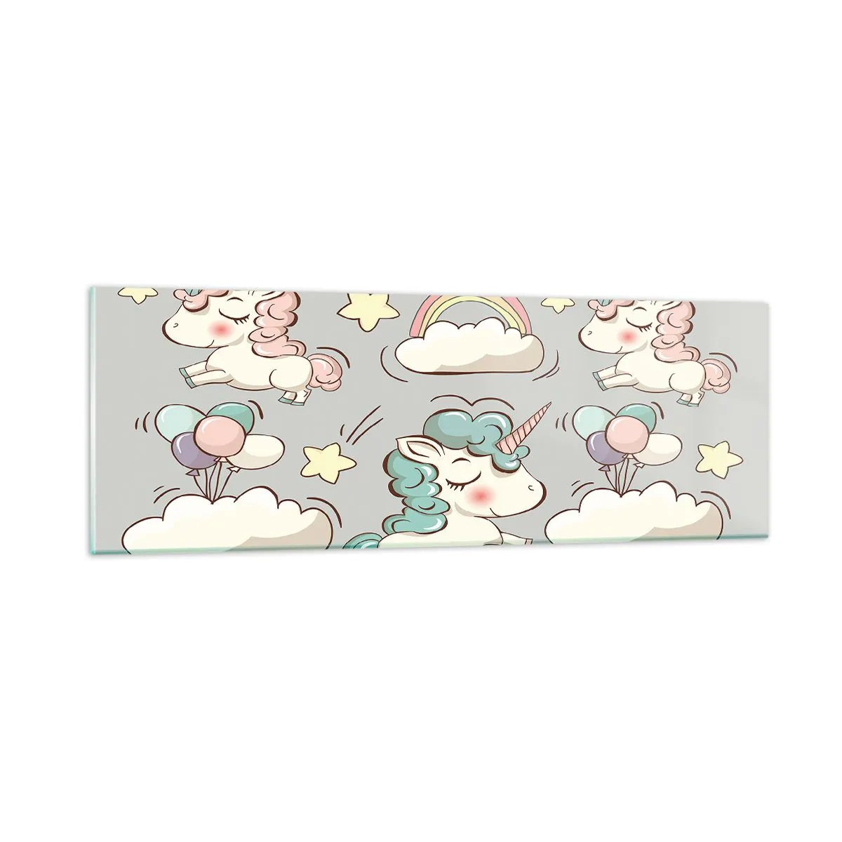 Obraz na skle - Určitě existují… - 90x30 cm