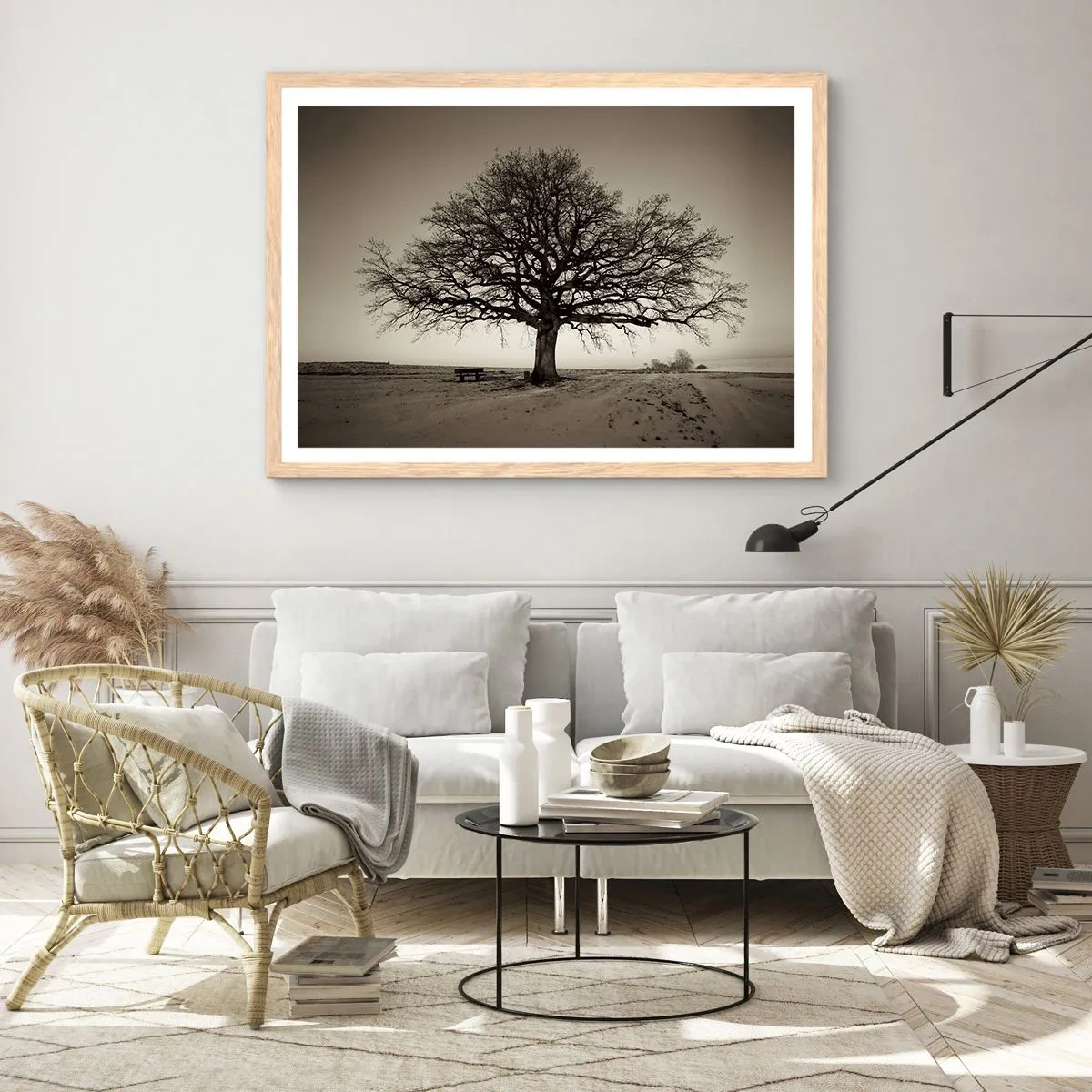 Plakát v rámu světlý dub - Odtud až na věčnost - 91x61 cm