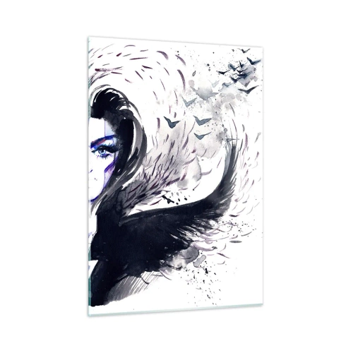 Obraz na skle - Démonická a krásná - 50x70 cm