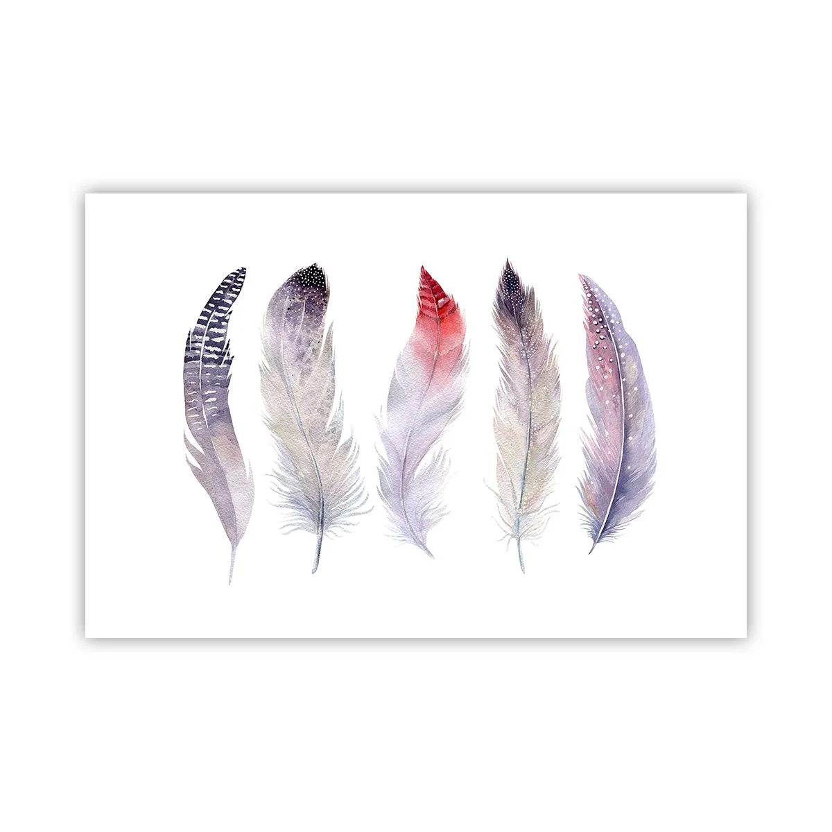 Plakát - Jemné jako různobarevná mlha - 91x61 cm