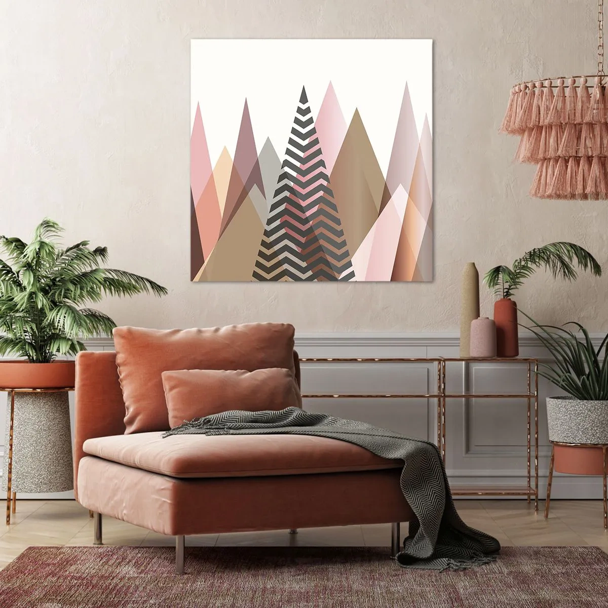 Obraz na plátně - Pyramidální pohled - 30x30 cm