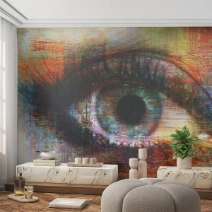 Fototapeta Premium Canvas - Lze se podívat do duše - Abstrakce, Oko, Kus - 250x175 cm