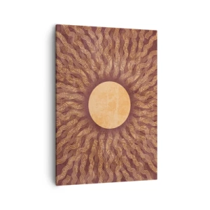 Obraz na plátně - Ikona slunce - 50x70 cm