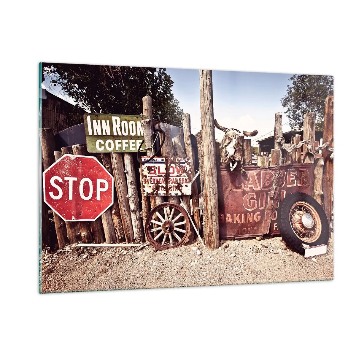 Obraz na skle - A čas se zastavil - 120x80 cm