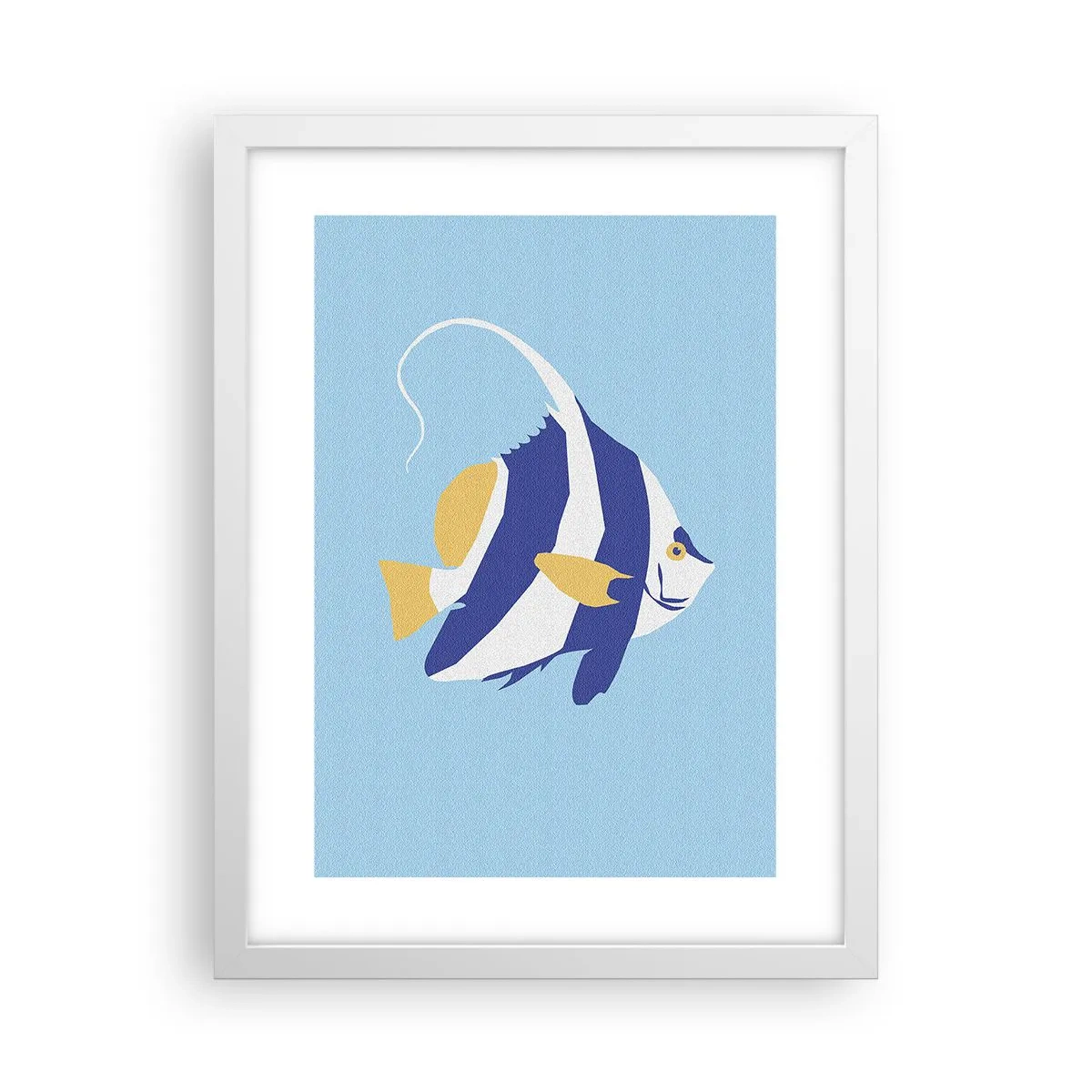 Plakát v bílém rámu - Miss tropických vod - 30x40 cm