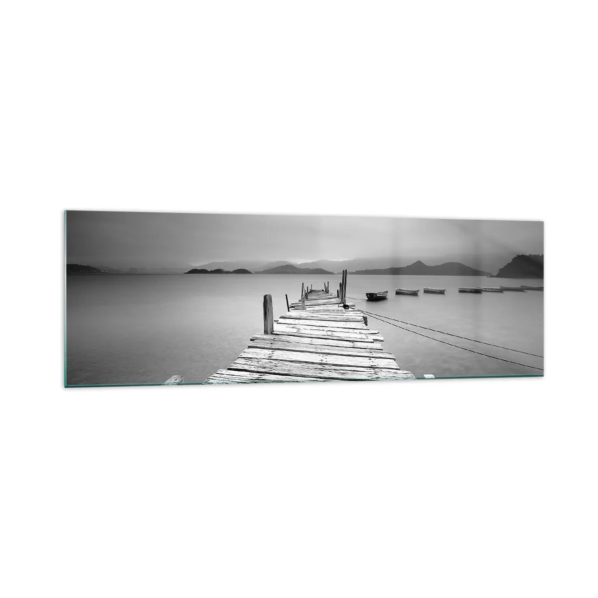 Obraz na skle - Za horami, za moři - 160x50 cm