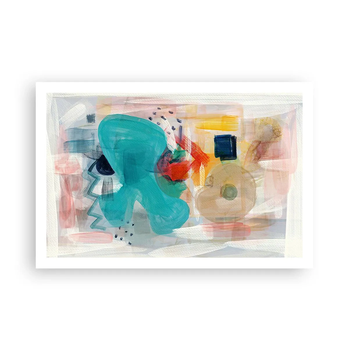 Plakát - Barevná hra - 91x61 cm