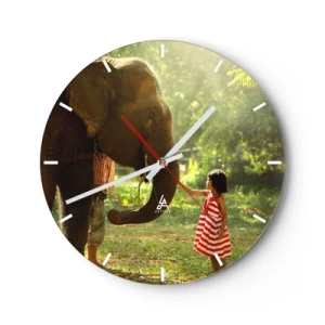 Nástěnné hodiny - Síla přátelství - 40x40 cm