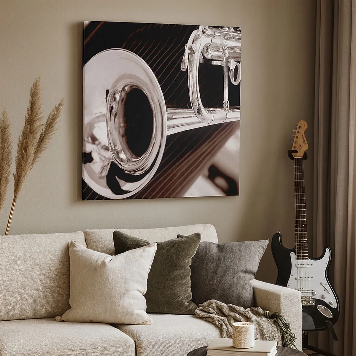 Obraz na plátně - Hudební cestování do 30. let - 30x30 cm