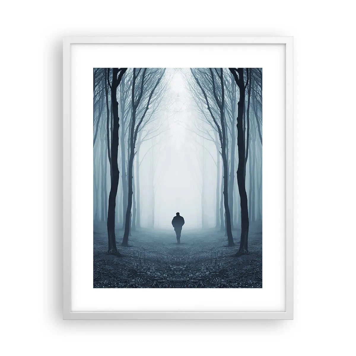 Plakát v bílém rámu - A všechno jednoduché a jasné - 40x50 cm