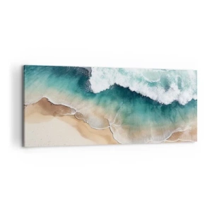 Obraz na plátně - Odvěké setkání - 100x40 cm