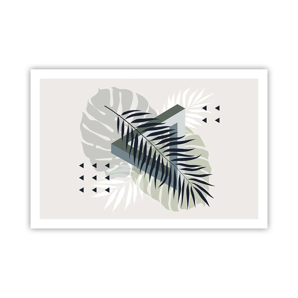 Plakát - Příroda a geometrie – dva řády? - 91x61 cm